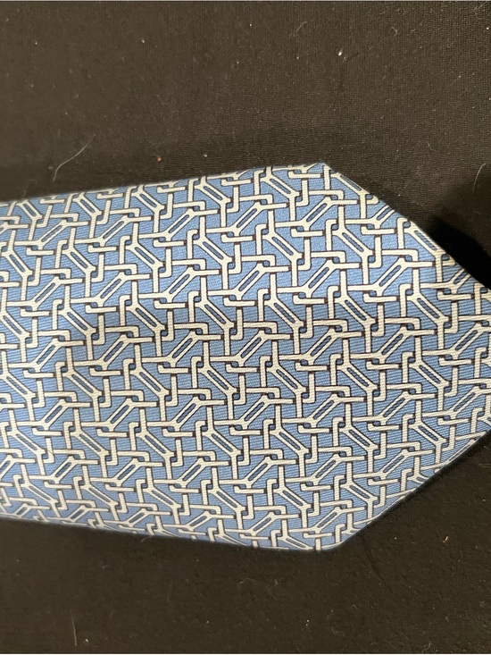 Hermes Other - Hermes Light Blue Silk Tie